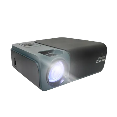 XElectron C50W Full HD LED Projector (7500 Lumens, USB + HDMI + AV Ports, Bluetooth 5.0, Black)