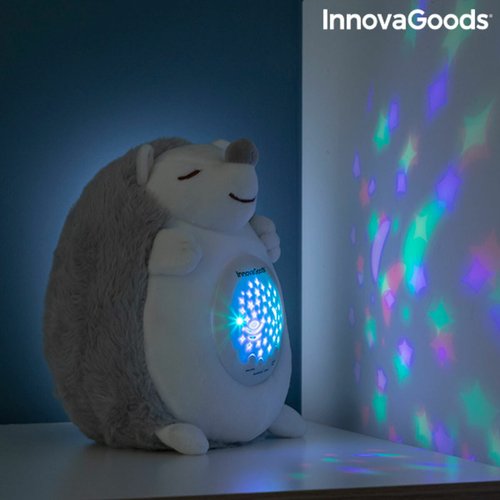 Hedgehog Soft Toy with White Noise and Nightlight Projector Spikey - Image 24