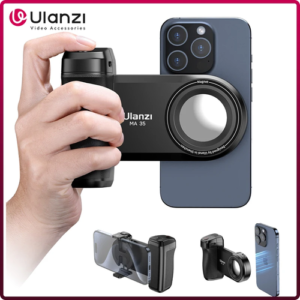 Ulanzi MA35 MagSafe Camera Grip with Bluetooth Shutter – Ergonomic Handle for iPhone & Android