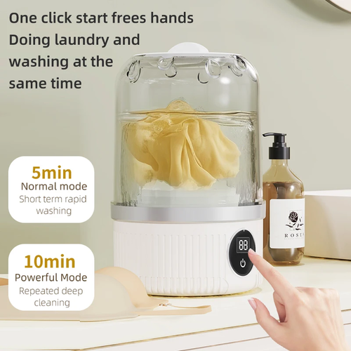 Wireless Charging 1PC Mini Household Electric Washing Cup Underwear - Image 2