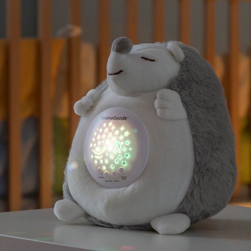 Hedgehog Soft Toy with White Noise and Nightlight Projector Spikey - Image 20