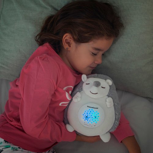 Hedgehog Soft Toy with White Noise and Nightlight Projector Spikey - Image 18