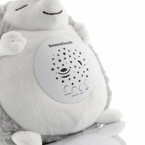 Hedgehog Soft Toy with White Noise and Nightlight Projector Spikey - Image 8