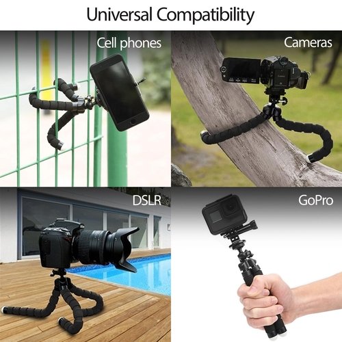 Octopus Tripod Universal Adjustable Stand Phone Holder for iPhone - Image 3