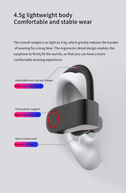 True wireless earbuds sport bluetooth 5.0 wireless earphone - Image 5